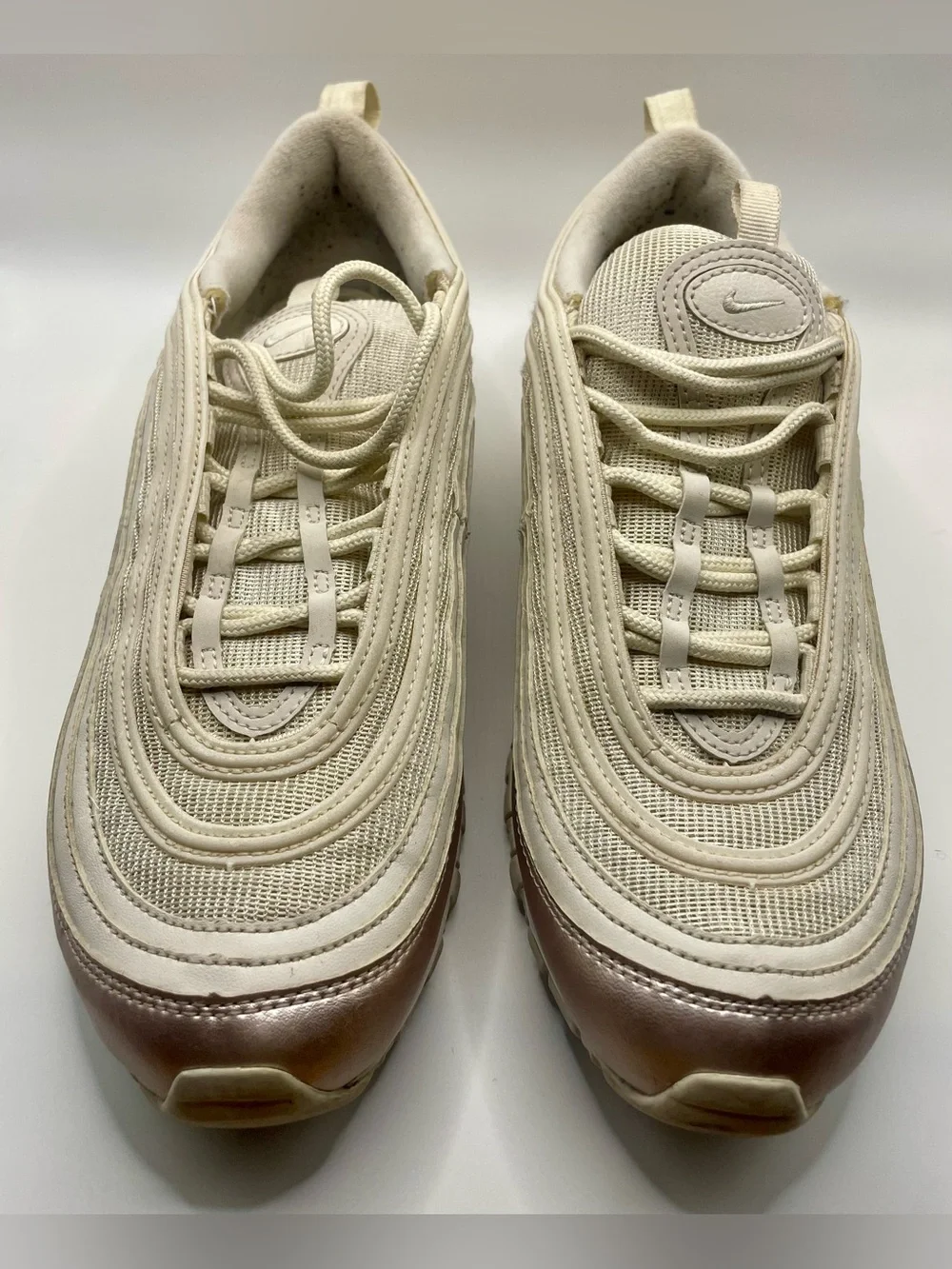 (Size 7Y) Nike Air Max 97 Shoes “Desert Sand” 921733-013 * Beige*